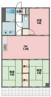 グレースホリベ2【2D号室】の間取り
