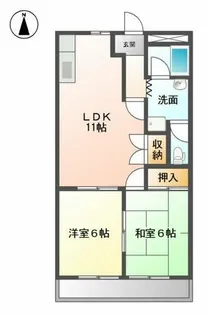 Tハピネス【2階】の間取り