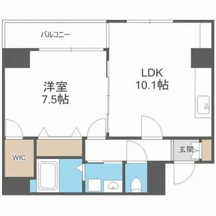 パークメゾン【2階】の間取り