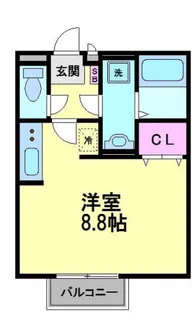 LAPITA I(ラピタアイ)【102号室】の間取り