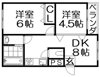 サトーピア香里園【3階】の間取り