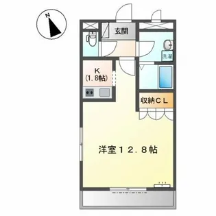 ペイザージュ【1階】の間取り