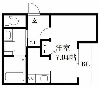PLATINUM HILLS R【3階】の間取り