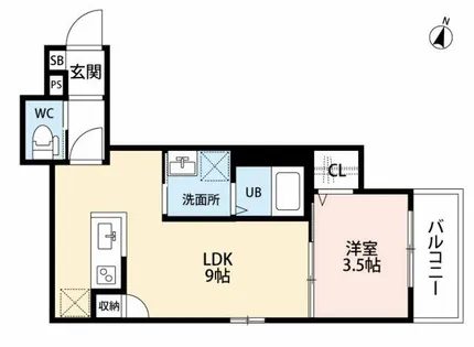 (仮称)robot home 唐の原Ⅱ【3階】の間取り