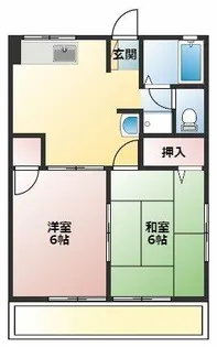 セルティア A【202号室】の間取り