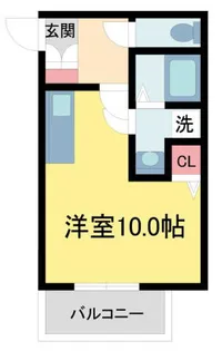 ガーデン花屋敷【104号室】の間取り