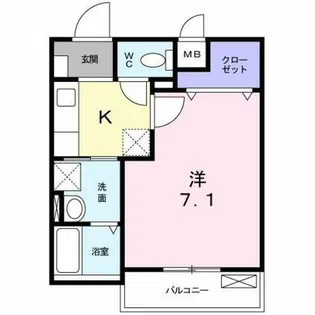 フィオーレ 3【1階】の間取り