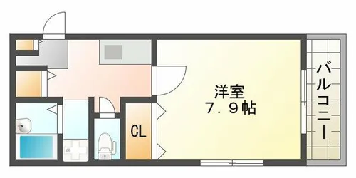 コンフォート宮本町【2階】の間取り