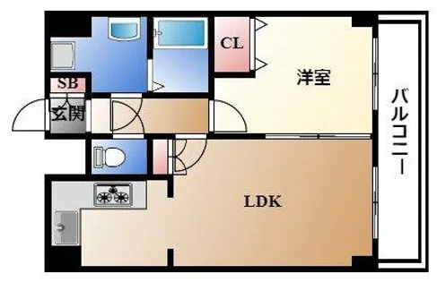 プレサンス鶴舞グリーンパーク【13階】の間取り