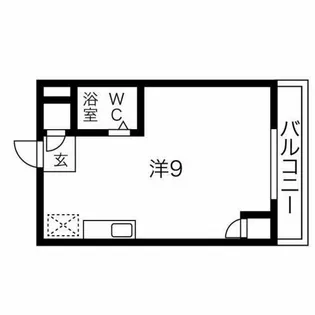ベルトピア朝霧【313号室】の間取り