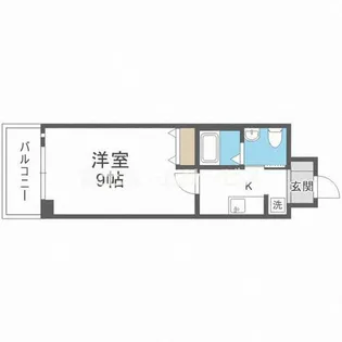 1Kの間取り画像
