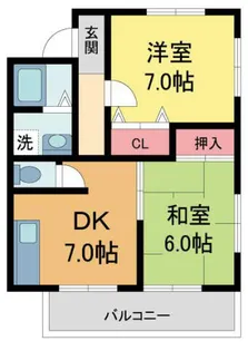 松本ハイツ【102号室】の間取り