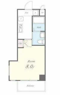 サザン長柄【2階】の間取り