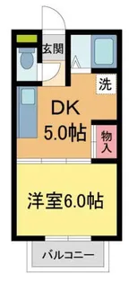 桜ハイツI【1階】の間取り