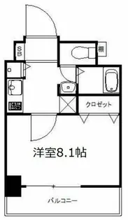 エスライズ中之島WEST【4階】の間取り