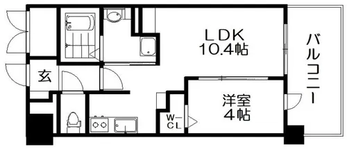 テラス天の川【1階】の間取り