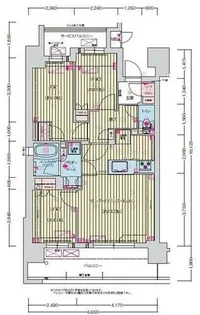 プレサンス名駅南ブリエ【7階】の間取り