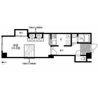 池下タワーズ【6階】の間取り