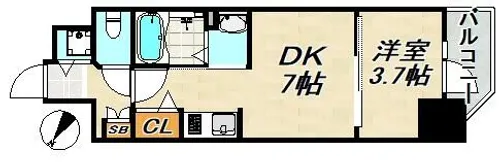 スワンズシティ神戸ウエスト【4階】の間取り