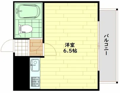シャンクレール塚本【4階】の間取り