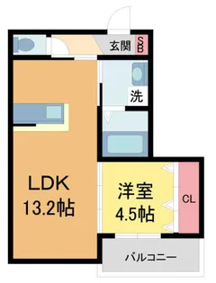 プレシャス小松II【3階】の間取り