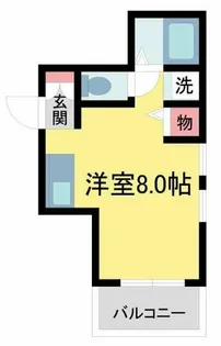 エレメンツアクア【101号室】の間取り