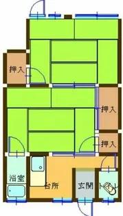 シャトレコートⅤ【10C号室】の間取り