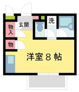 ヴィラ上ケ原【102号室】の間取り