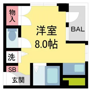 ラックビル【3階】の間取り