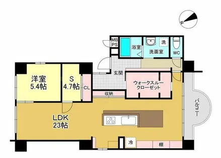 南千里グリーンハイツ【9階】の間取り