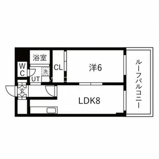 サンコート東難波【5階】の間取り