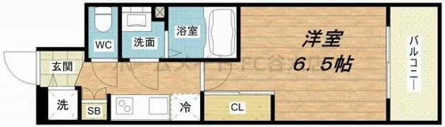 スワンズシティ中之島クロス【4階】の間取り