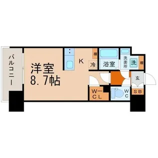 ルーエ今池【5階】の間取り