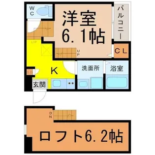 テラス吹上【2階】の間取り