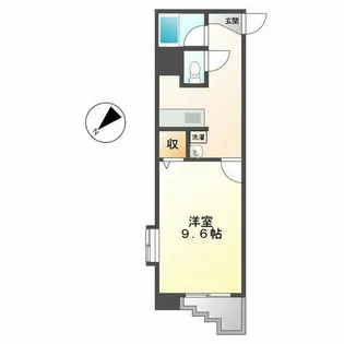 鶴舞パークヒルズ【8階】の間取り