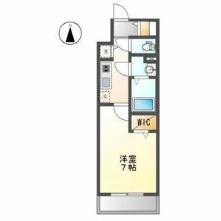 エスリード栄ラ・ヴィ【4階】の間取り