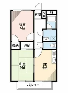 サープラスII MIYABI【1階】の間取り