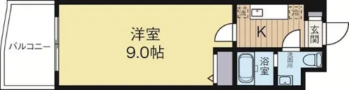 和光レジデンス博多【202号室】の間取り