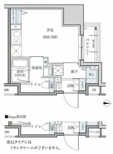パークアクシス新栄【13階】の間取り