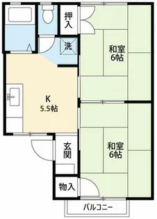 イーストパーク佐野A棟【1階】の間取り