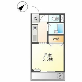 メロディーハイム【2階】の間取り