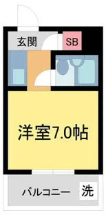エスプレッソレジデンス【3階】の間取り