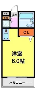 RIO花屋敷【306号室】の間取り