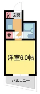 上中マンション【302号室】の間取り