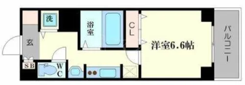 スワンズシティ大阪WEST【7階】の間取り