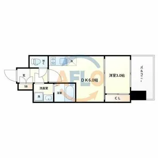 レジュールアッシュアーバンリッシュ【7階】の間取り