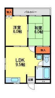 シルクルーム花屋敷【3階】の間取り