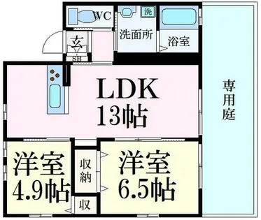 TKD EASTSIDE【2階】の間取り