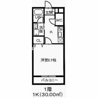 サンハイムM【2階】の間取り