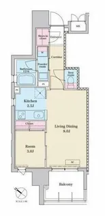 RJRプレシア竹下2【12階】の間取り